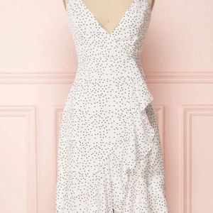 Wrap Polka Dot Tank Dress